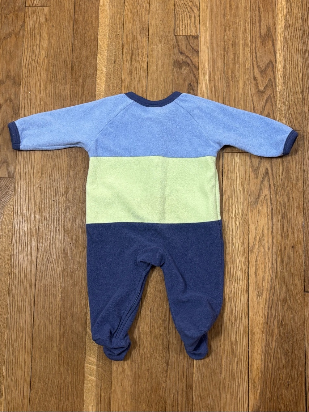 Vintage‎ Carter’s Baby Boys Fleece Footed Pajama Sleeper Teddy Bear Y2K - Picture 7 of 7